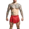 MOB Eroticwear Jupe homme Sm Roman Skirt Rouge-Noire